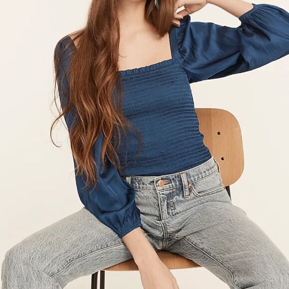 New with tags J Crew satin top - Picture 1 of 4